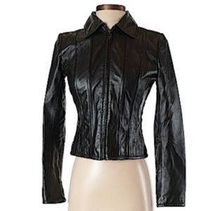MODA International 100% leather jacket from Victoria’s Secret